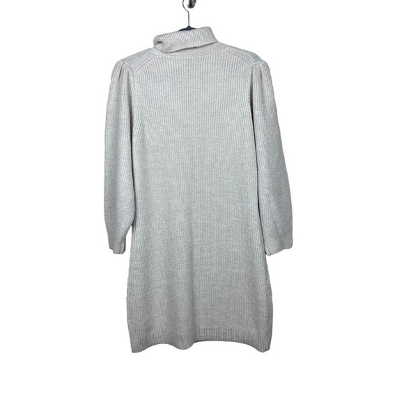 J Crew Puff-sleeve turtleneck sweater-dress - Picture 7 of 11